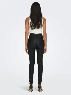ONLROYAL Skinny Fit Bukse i kunstskinn