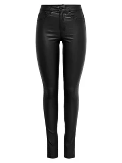 ONLROYAL Skinny Fit Bukse i kunstskinn