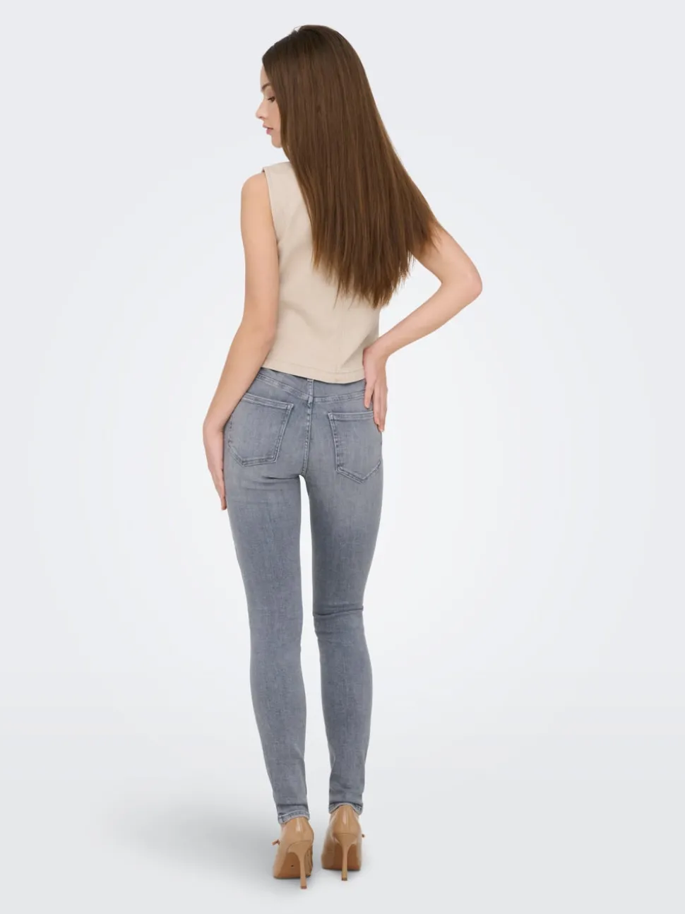 ONLROYAL-POWER Høy midje Skinny Fit Jeans