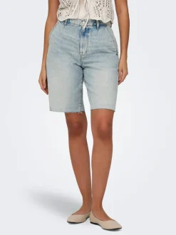 ONLRUTH Middels høy midje Loose fit Denimshorts
