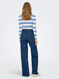 ONLSANNA Høy midje Wide Leg Fit Jeans