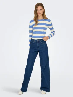 ONLSANNA Høy midje Wide Leg Fit Jeans