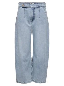 ONLSAVONA Middels høy midje Barrel-passform Ankellengde Jeans