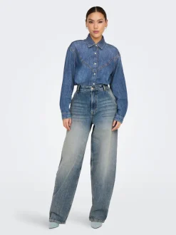ONLSEVIGNY Denimskjorte