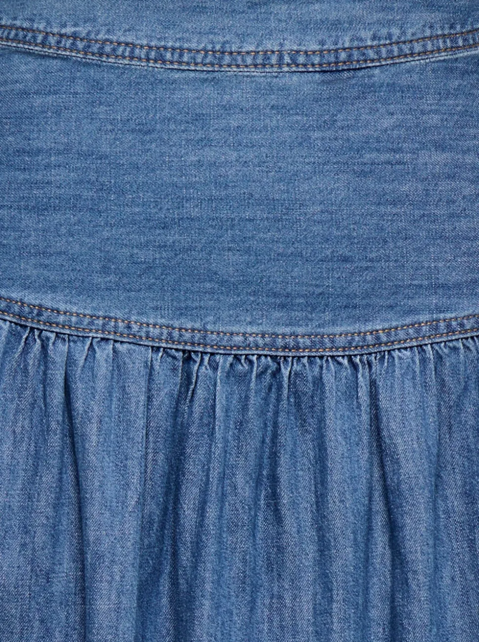 ONLSEVIGNY Denimskjørt Langt skjørt