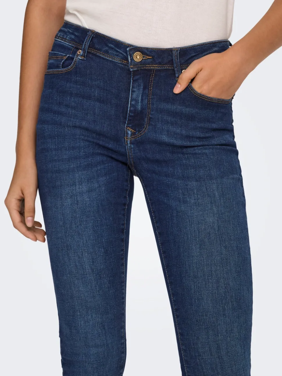ONLSHAPE Middels høy midje Skinny Fit Jeans