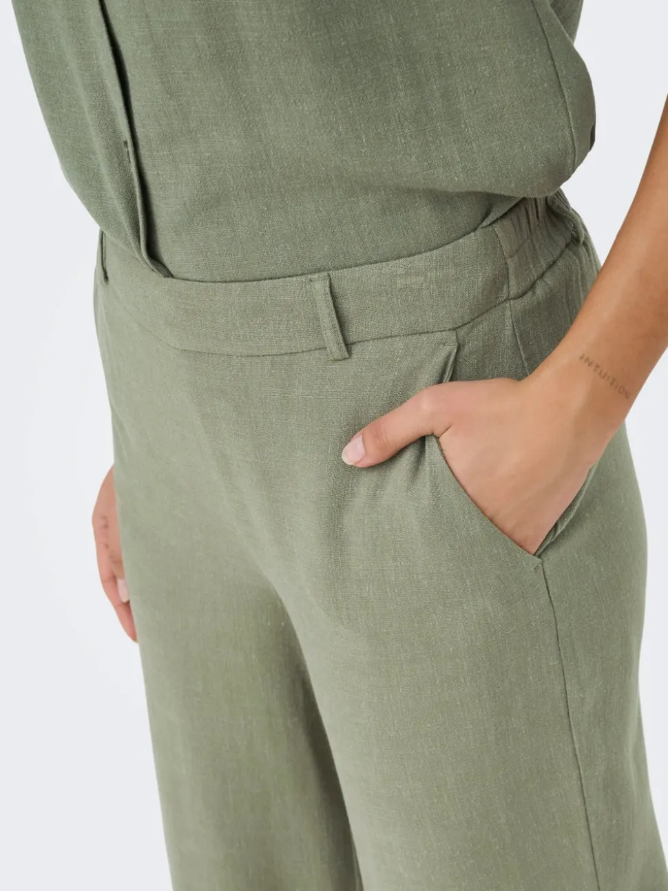 ONLSIESTA Cropped Fit Lin Culotte bukser