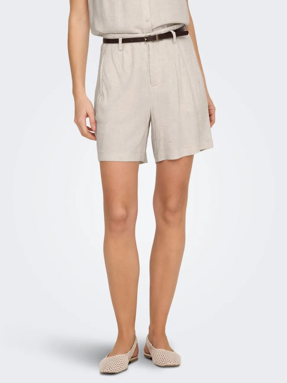 ONLSIESTA Regular Fit Lin Shorts