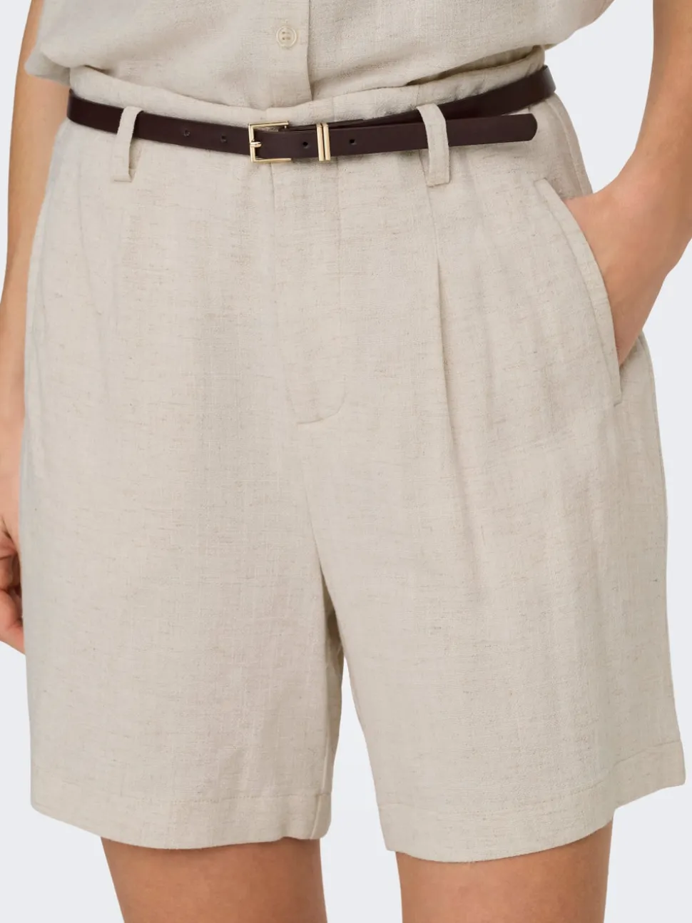 ONLSIESTA Regular Fit Lin Shorts