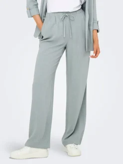 ONLSIESTA Straight Fit Lin Bukser
