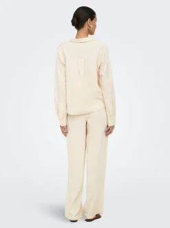 ONLSIESTA Straight Fit Lin Bukser