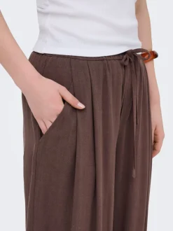 ONLSIESTA Wide Leg Fit Lin Bukser med vide ben