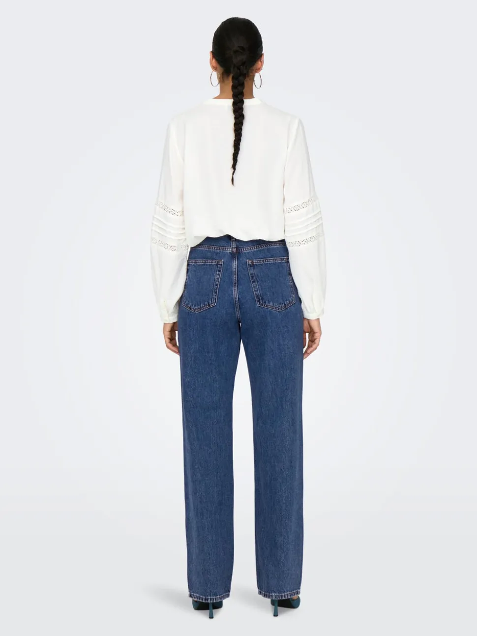 ONLSILJE Høy midje Straight Fit Jeans