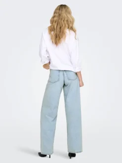 ONLSILKY Høy midje Wide Leg Fit Jeans