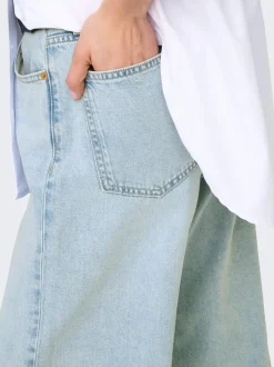 ONLSILKY Høy midje Wide Leg Fit Jeans