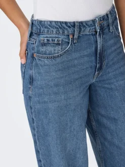 ONLSILKY Høy midje Wide Leg Fit Jeans