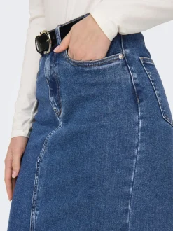 ONLSIRI Denim Denimskjørt Midiskjørt