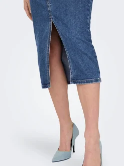 ONLSIRI Denim Denimskjørt Midiskjørt
