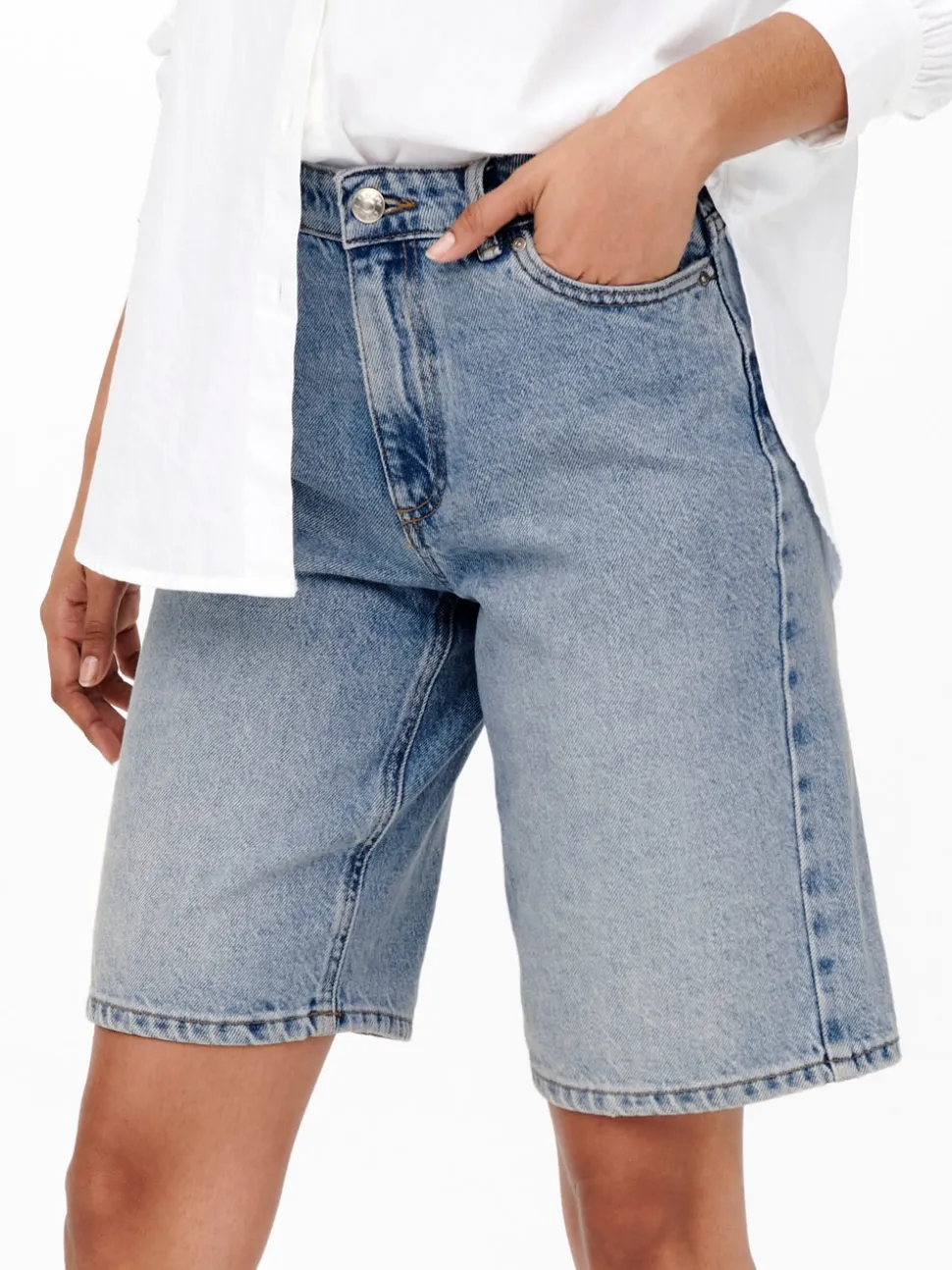 ONLSONNY Høy midje Regular Fit Denimshorts