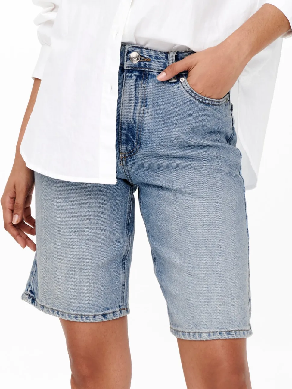 ONLSONNY Høy midje Regular Fit Denimshorts