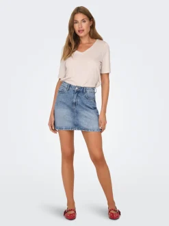 ONLSTELLA Denim Denimskjørt Kort skjørt