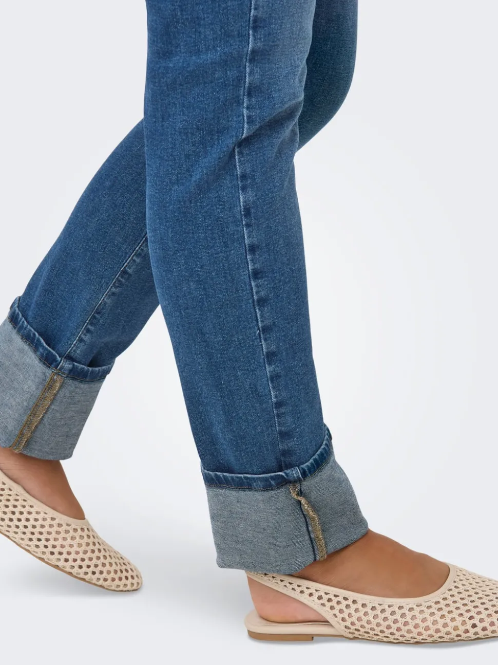 ONLSUI Middels høy midje Slim Fit Jeans