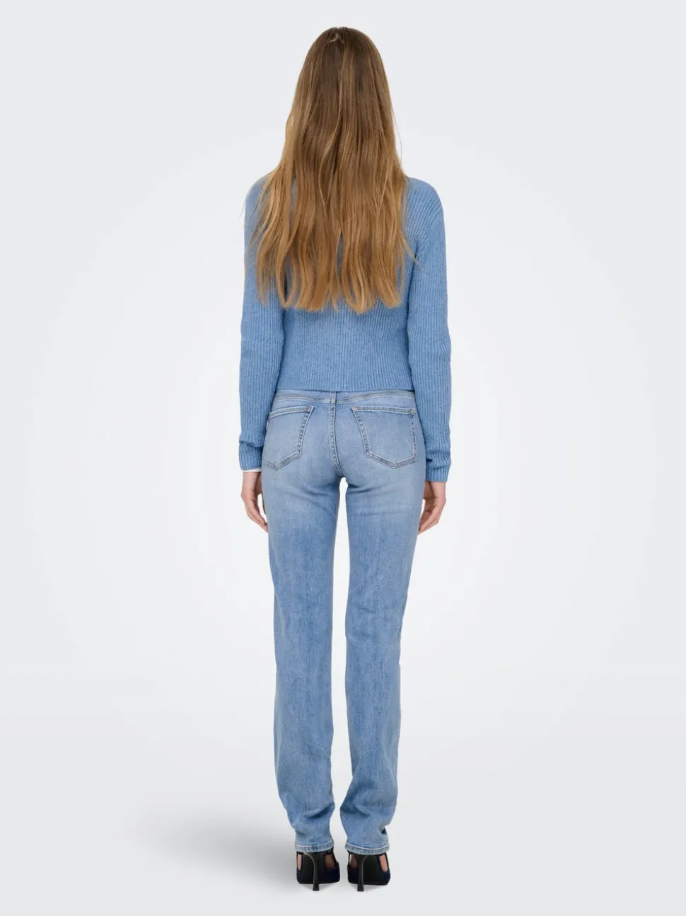 ONLSUI Middels høy midje Slim Fit Jeans