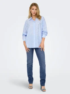 ONLSUI Middels høyt snitt Slim Fit Jeans