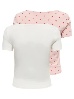 ONLSUSAN 2-pack T-skjorte