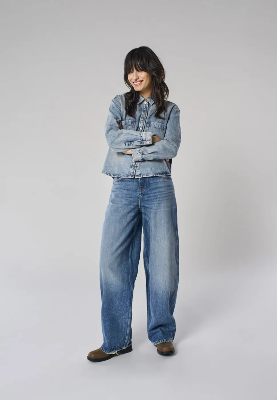 ONLTAYLOR Høy midje Barrel-passform Jeans