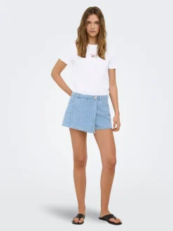 ONLTEXAS Denimskjørt Kort skjørt