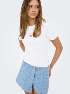 ONLTEXAS Denimskjørt Kort skjørt