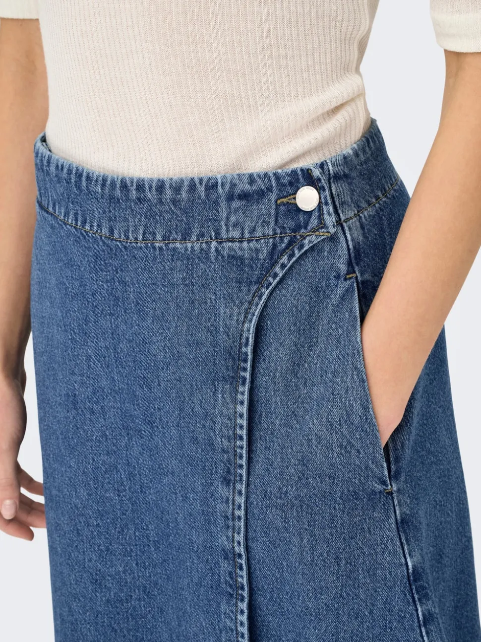 ONLTHEA Denim Denimskjørt Midiskjørt