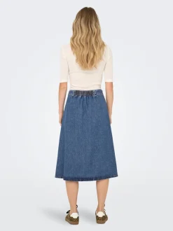 ONLTHEA Denim Denimskjørt Midiskjørt