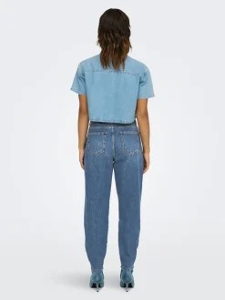 ONLTROY Høy midje Carrot Fit Ankellengde Jeans