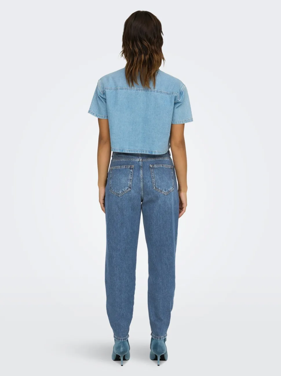 ONLTROY Høy midje Carrot Fit Ankellengde Jeans
