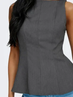 ONLUNITA Peplum-topp