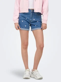 ONLVEGA Høy midje Mom Fit Shorts