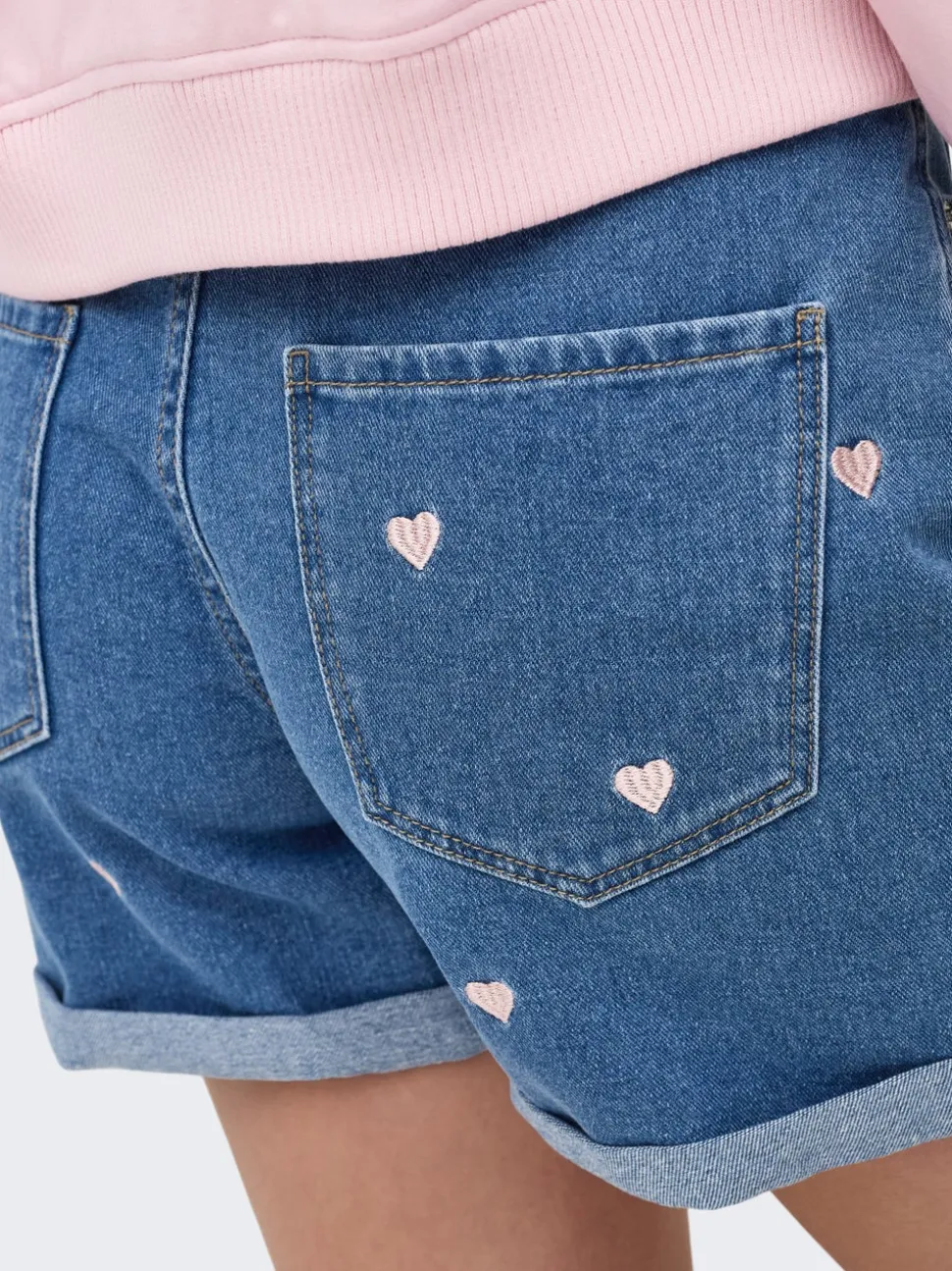 ONLVEGA Høy midje Mom Fit Shorts