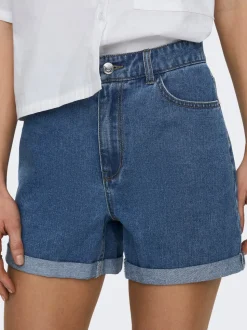 ONLVEGA Høy midje Regular Fit Denimshorts