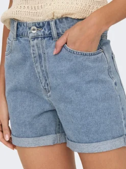 ONLVEGA Høy midje Regular Fit Denimshorts