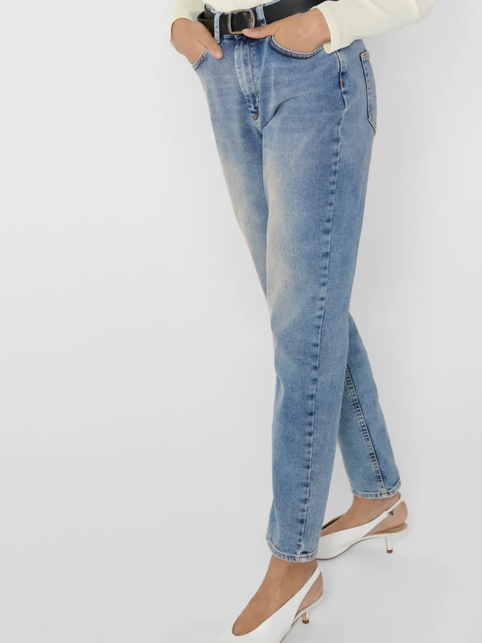 ONLVENEDA Høy midje Mom Fit Jeans