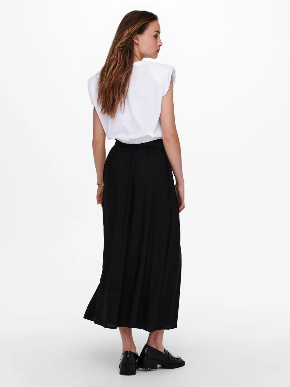 ONLVENEDIG Plissert skjørt Langt skjørt