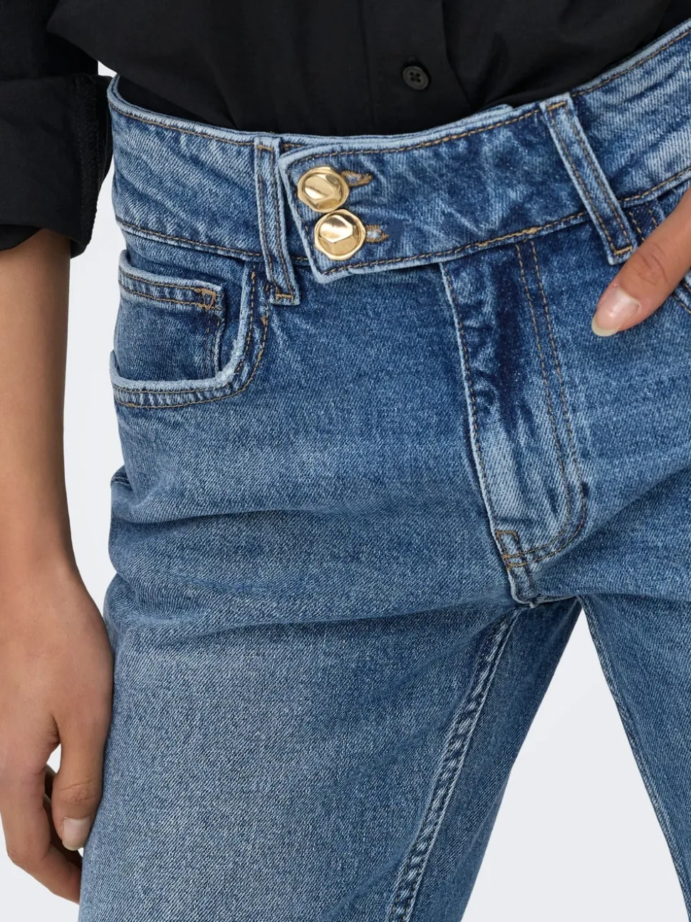 ONLVIOLET Høy midje Flared Fit Ankellengde Jeans