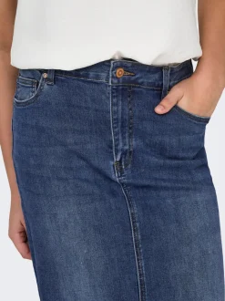 ONLWALO Denim Denimskjørt Langt skjørt