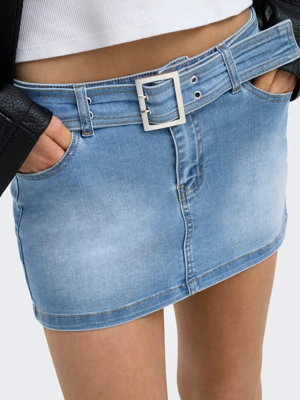 ONLWAUW Denimskjørt Miniskjørt