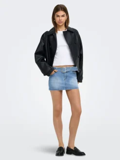 ONLWAUW Denimskjørt Miniskjørt
