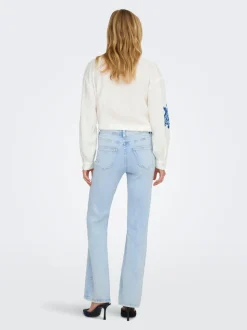 ONLWAUW Høy midje Flared Fit Jeans