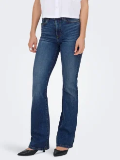 ONLWAUW Høy midje Flared Fit Jeans