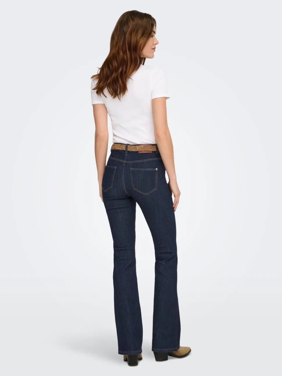 ONLWAUW Høy midje Flared Fit Jeans